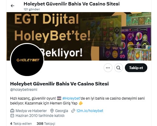 Holeybet Twitter